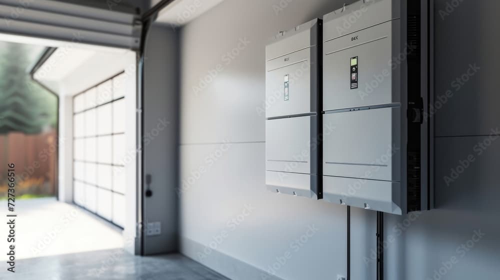 Home solar battery storage