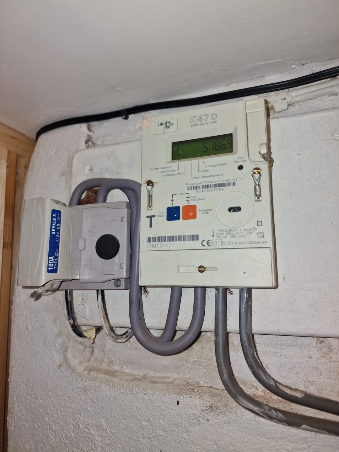 External meter box and EV circuit